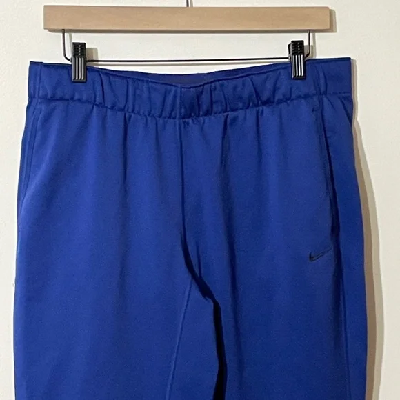 Nike Therma-Fit Royal Blue Joggers, Draw String, Soft Fleece Inside - Picture 12 of 12
